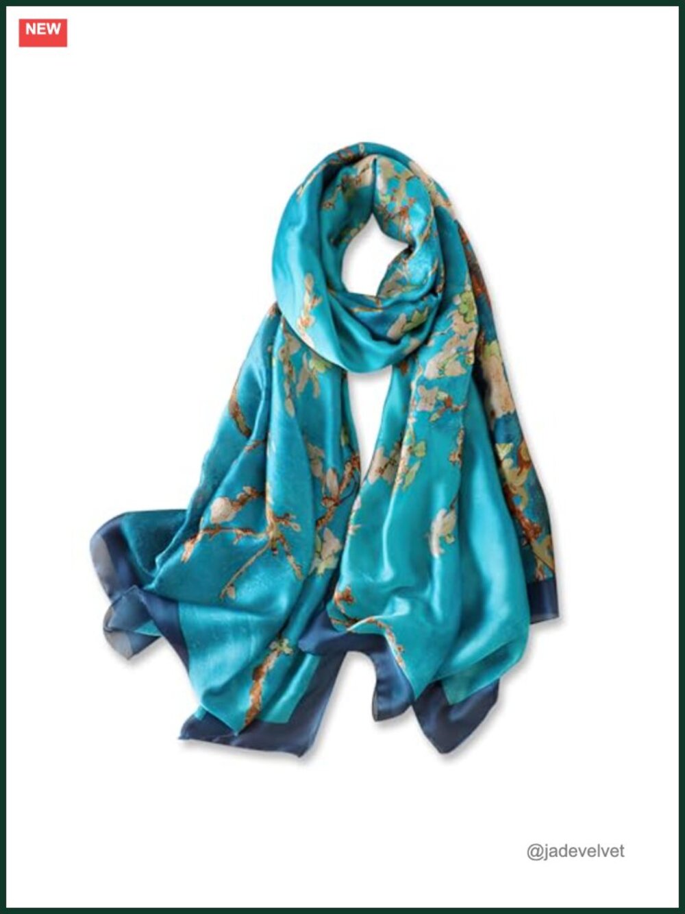 100% Silk Feeling Polyester Long Fashion Scarf Shawl Wrap